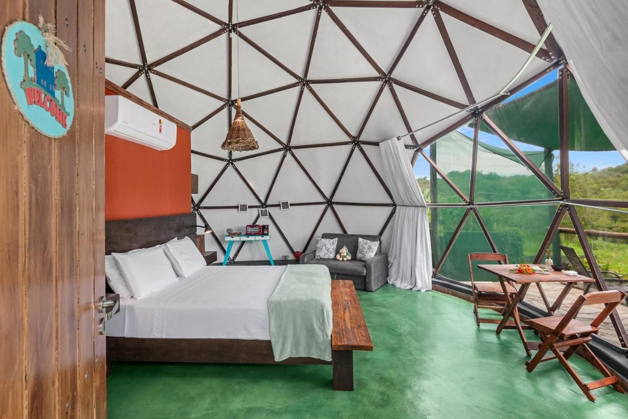 Glamping Serra Da Canastra - Casinha De Hortela - Domo Embauba เดลฟีโนโปลิส ภายนอก รูปภาพ